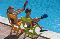Click to enlarge children poolside fins.s200x2001 Water Safety From Infancy to Adolescence