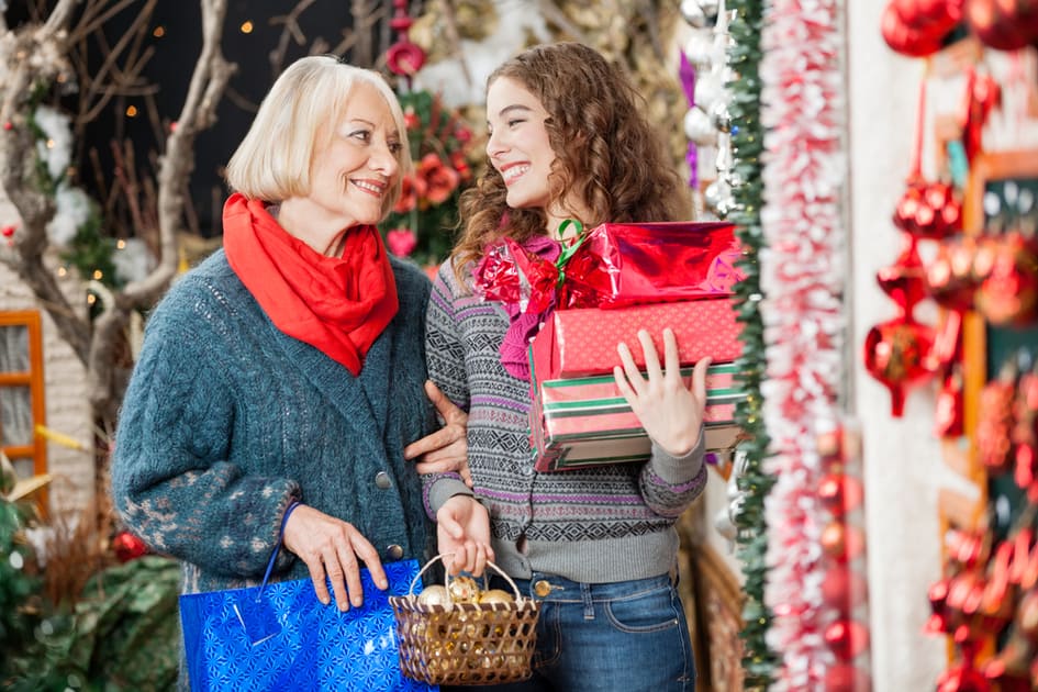 Mother and daughter time can be spent shopping 