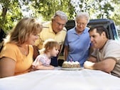 Family Preparing meal,mealtime Together