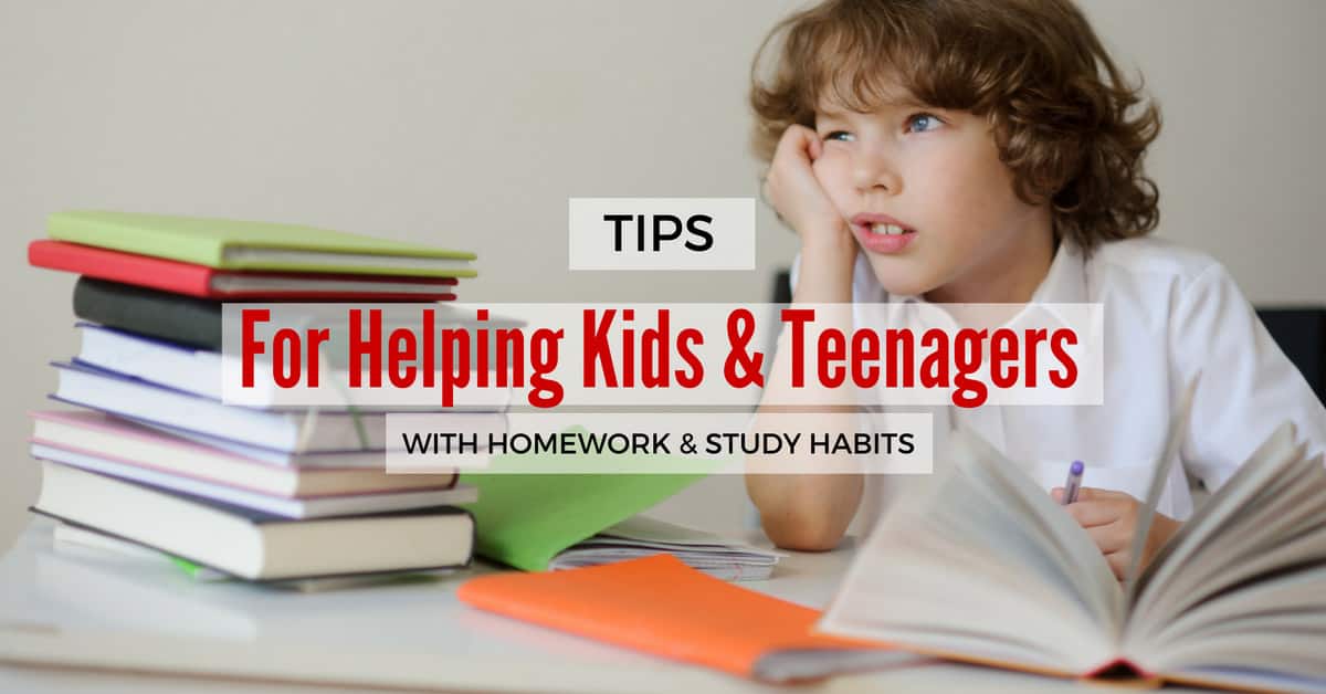 how does homework teach study habits