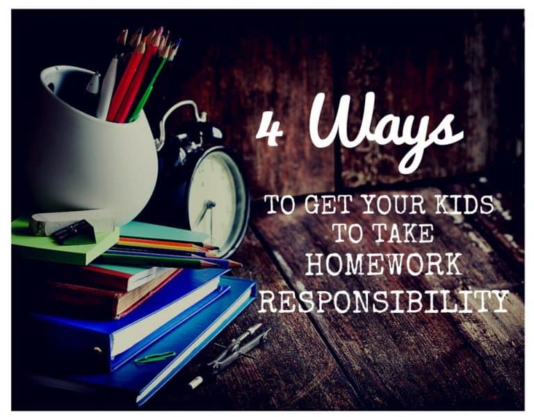 how does homework help build responsibility