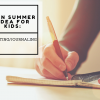 Fun Summer Idea for Kids: Writing/Journaling Fun Summer Idea for Kids-