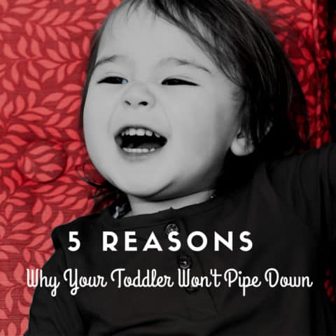 5 Reasons Why Your Toddler Won't Pipe Down | Parenting Tips