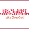 How to Chart Your Child’s Accomplishments with a Chore Chart Chart Your Child's Accomplishments (4)