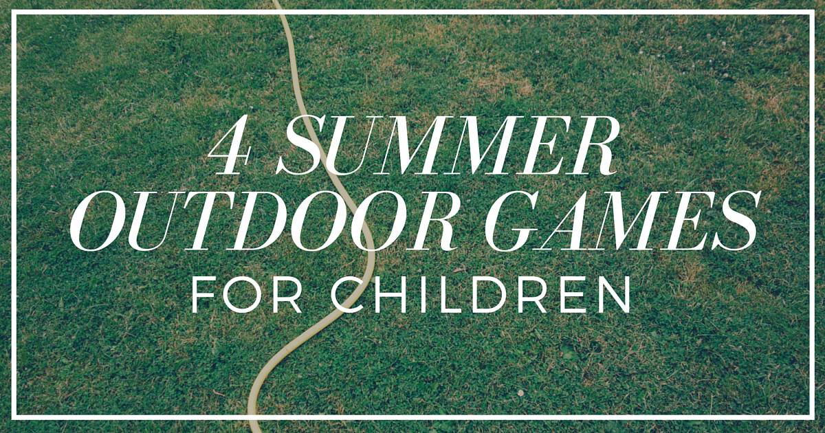 Summer Outdoor Games For Kids