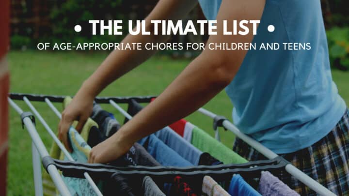 Age appropriate chores for kids